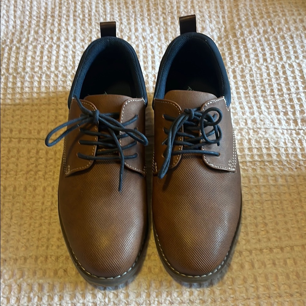 Thereabouts Boys Brown Lace-Up Shoes